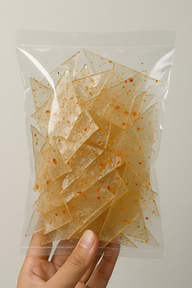 keripik kaca, keripik beling