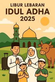 liburan lebaran idul adha 2025