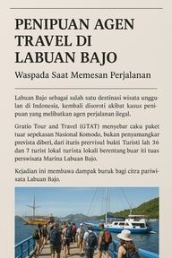 penipuan agen travel labuan bajo
